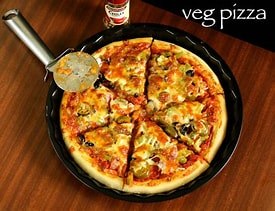 mix veg pizza(Large)