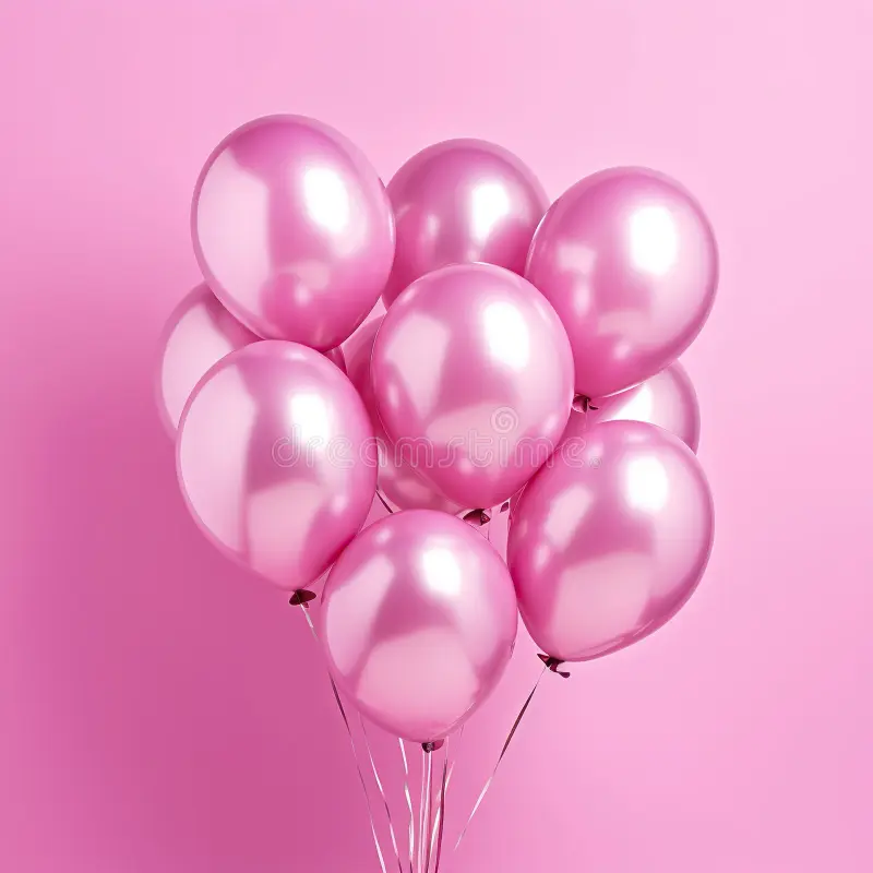 PINK CROWM BALOON
