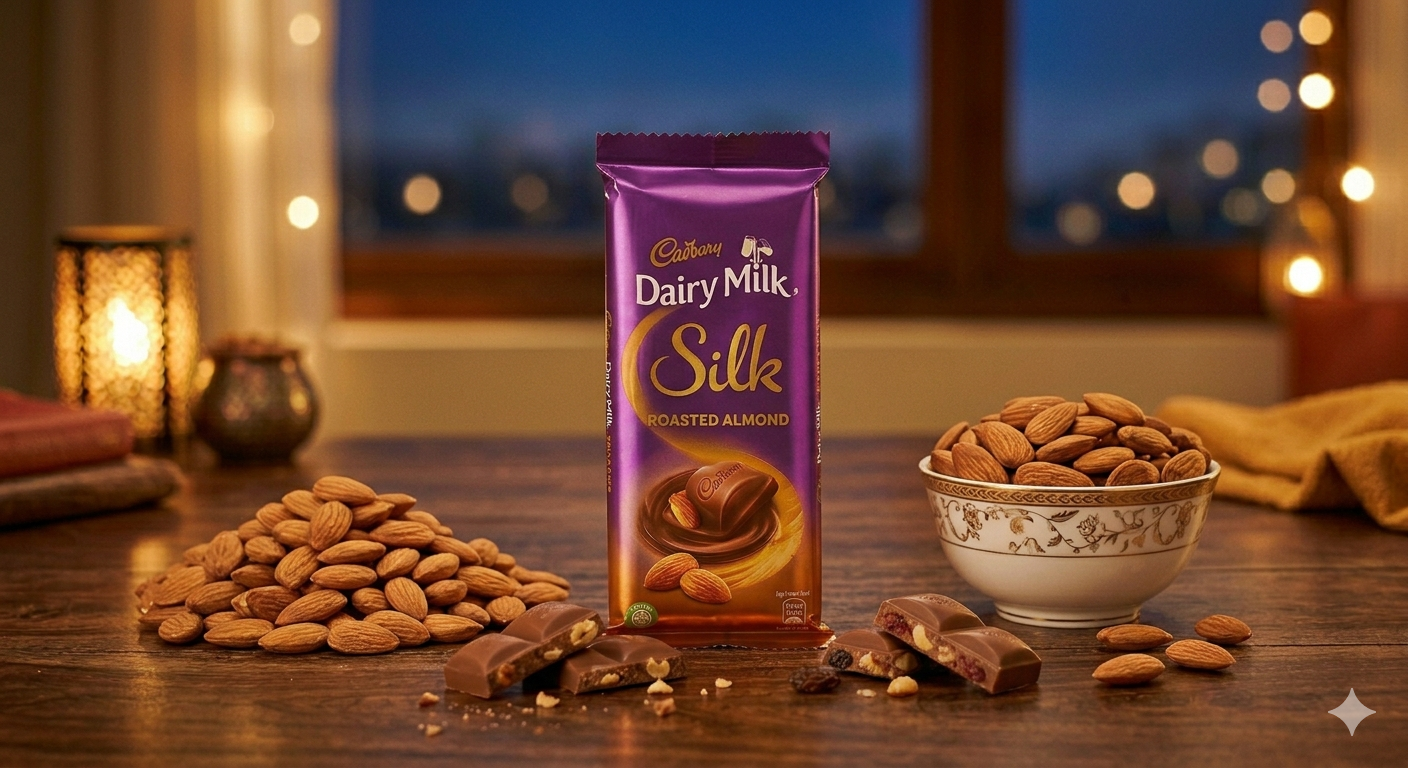 Dairy milk silk Roasted Almonds (100)